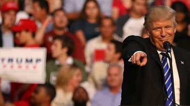 Donald Trump, le candidat du parti républicain, lors d'un meeting à Fort Lauderdale, en Floride, le 10 août 2016