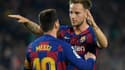 Messi et Rakitic en octobre 2019