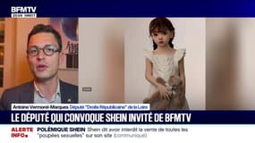 Scandale autour de Shein: "Il faut réclamer des comptes" au site, explique Antoine Vermorel-Marques, député (Droite Républicaine)