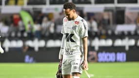 Neymar avec Santos contre Fluminense, le 31 août 2025.