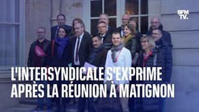 Retraites: l'intersyndicale s'exprime après sa réunion avec Élisabeth Borne