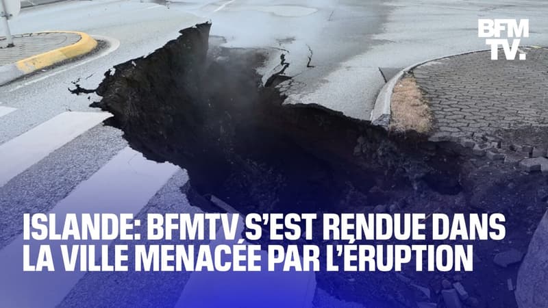 Islande: BFMTV s'est rendue à Grindavík, la ville menacée par l'éruption d'un volcan