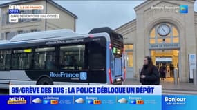 Grève des chauffeurs de bus à Cergy-Pontoise: la police débloque un dépôt
