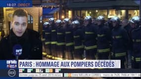 Explosion rue de Trévise: les pompiers de Paris rendent hommage à leurs collègues décédés