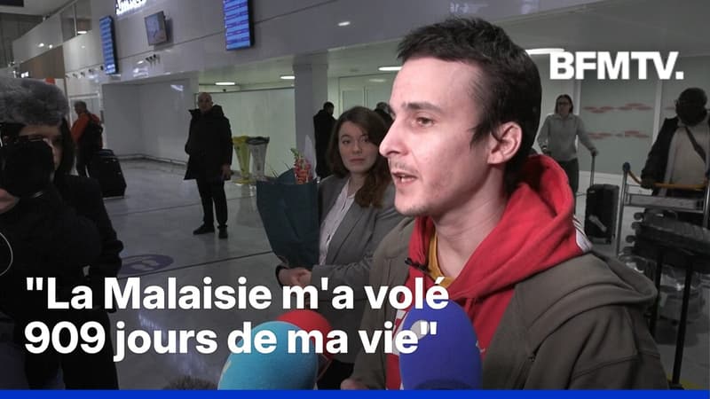 Le Français Tom Félix, acquitté après avoir risqué la peine de mort en Malaisie pour trafic de stupéfiants, est rentré en France