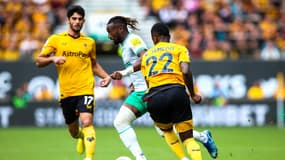 Allan Saint-Maximin face à Wolverhampton, le 28 août 2022.