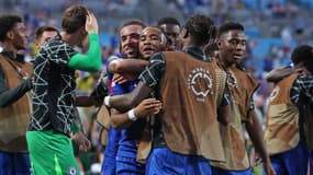 Christopher Nkunku fêté pour son but lors du huitième de finale de la Coupe du monde des clubs Benfica-Chelsea, 28 juin 2025