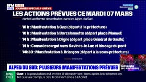 Grève du 7 mars: plusieurs manifestations prévues dans les Alpes du Sud