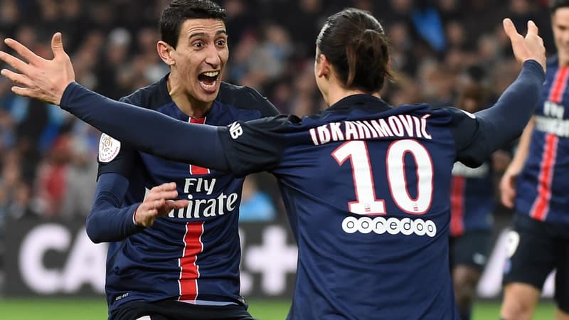 Di Maria et Zlatan Ibrahimovic