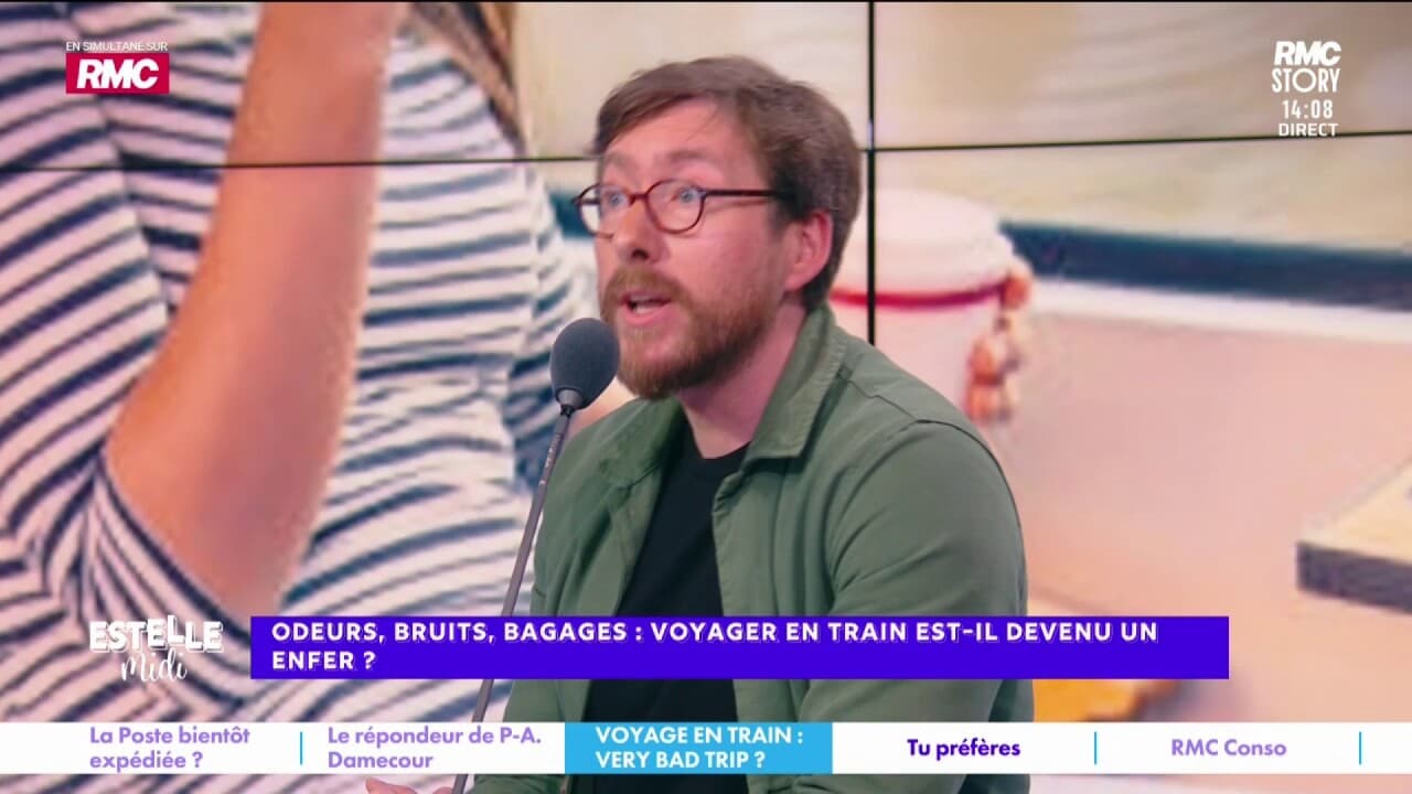 Pierre Rondeau Voyager en train :