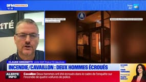 Incendie de voitures de police à Cavaillon: deux hommes écroués