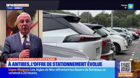 Parking gratuit à l'entrée de la ville, la tarification de nuit... à Antibes, l'offre de stationnement évolue