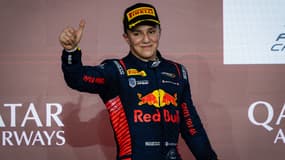 Isack Hadjar avec Campos Racing en Formule 2, à Doha le 1er décembre 2024