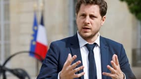 Le député Nupes-EELV Julien Bayou, le 22 juin 2022 au palais de l'Elysée à Paris