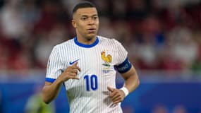 Kylian Mbappé lors de France-Autriche le 17 juin 2024