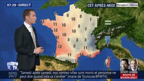 La météo pour ce lundi 11 février 2019