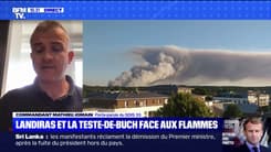 Gironde: à la Teste-de-Buch, l'incendie progresse toujours et a détruit 700 hectares de forêts de pins