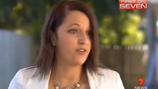 La candidate du parti ultra nationaliste One Nation Stephanie Banister lors de son interview