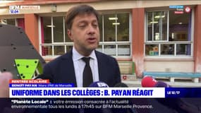 Marseille: Benoît Payan réagit à la question du port de l'uniforme dans les collèges
