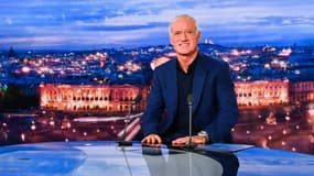 Didier Deschamps et Gilles Bouleau sur TF1, le 9 novembre 2022
