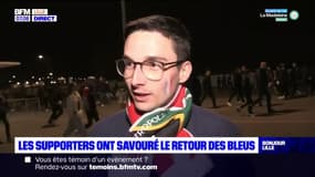 Lille: les supporters ont savouré le retour des Bleus