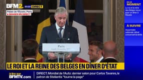 "Faut le faire!": le roi des Belges ironise sur son dîner d'État à Paris le soir du match Belgique-France