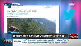 Le porte-parole de Génération identitaire supprime une photo sous la pression des internautes