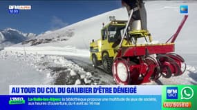 Col du Galibier: les opérations de déneigement sont en cours