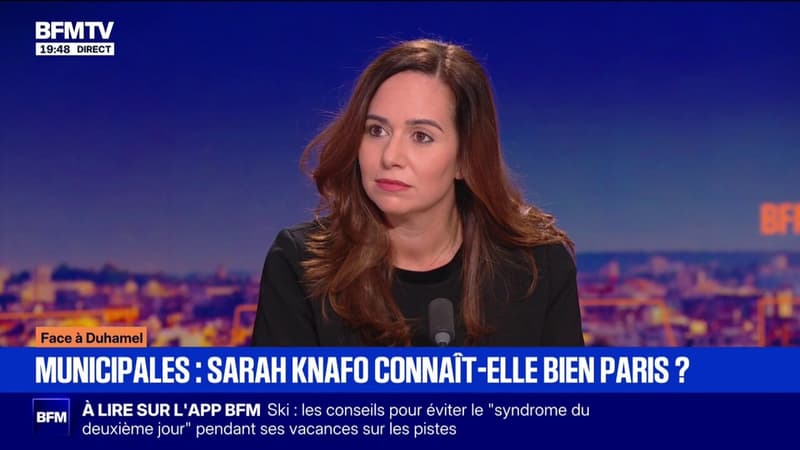 Prix du pass Navigo, PSG ... Est-ce que Sarah Knafo, candidate "Reconquête!", connaît-elle bien Paris ?