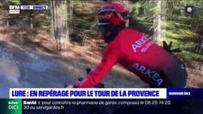 Tour de la Provence: Maxime Bouet était en repérage entre Manosque et la montagne de Lure