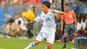Byron Bonilla avec le Nicaragua lors du match de CONCACAF contre Haïti, le 20 juin 2019.