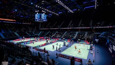 Les Internationaux de France de badminton, le 05/03/2024 à l'Adidas Arena