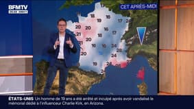 Des pluies soutenues et orageuses s'étirent du Sud-ouest au Nord-est et des températures en chute libre, la météo de ce dimanche 21 septembre