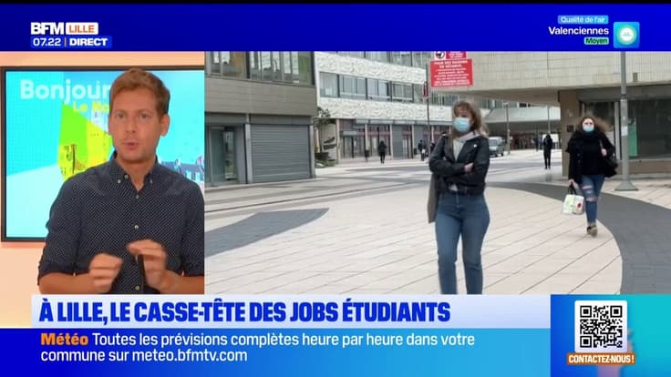 BFM Nord et vous: à Lille, le casse-tête des jobs étudiants