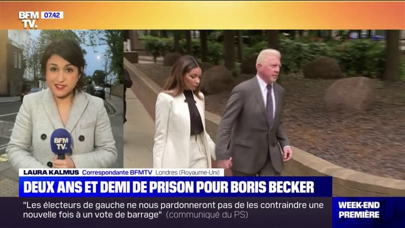 L'ex-champion de tennis Boris Becker condamné à deux ans et demi de prison
