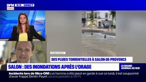 Inondations dans les Bouches-du-Rhône: beaucoup de dégâts matériel à Salon de Provence