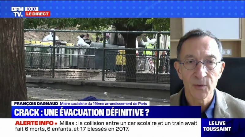 Crack à Paris: pour le maire du 19ème arrondissement, l'évacuation du square Forceval est 