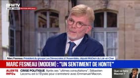 "Non ce n'est pas un tabou de rediscuter" de la réforme des retraites, assure Marc Fesneau (MoDem)