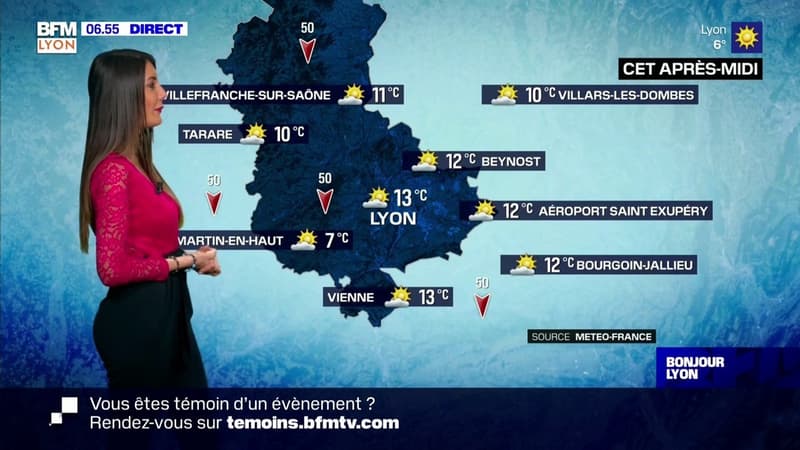 Météo à Lyon: un temps ensoleillé mais froid pour la saison, seulement 13°C cet après-midi