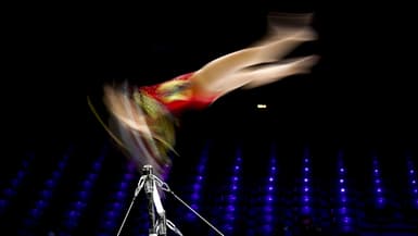 Une gymnaste en septembre 2023, illustration