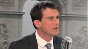 Manuel Valls sur BFMTV et RMC, jeudi 26 février. 