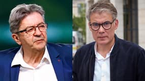 Jean-Luc Mélenchon et Olivier Faure 