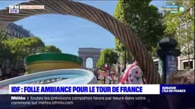 Île-de-France: folle ambiance pour le Tour de France