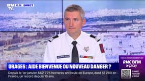 Lutte contre les incendies: "La pluie de la météo est indispensable pour nous", affirme le commandant Alexandre Jouassard