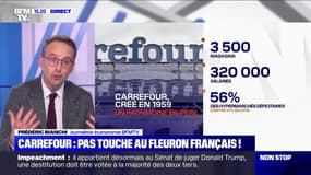 Carrefour : pas touche au fleuron français - 14/01