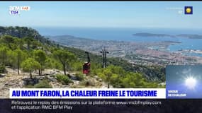 Var: au mont Faron, la chaleur freine le tourisme
