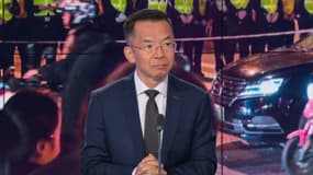 L'ambassadeur de Chine en France Lu Shaye sur BFMTV le 30 novembre 2022.