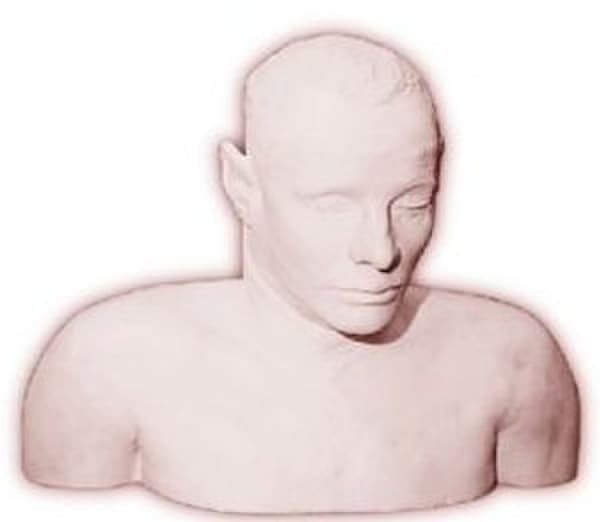 Modèle en plâtre du visage de Somerton Man Modèle en plâtre du visage de Somerton Man