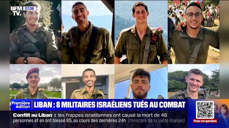 Au Liban, huit militaires israéliens tués dans les combats contre les forces du Hezbollah