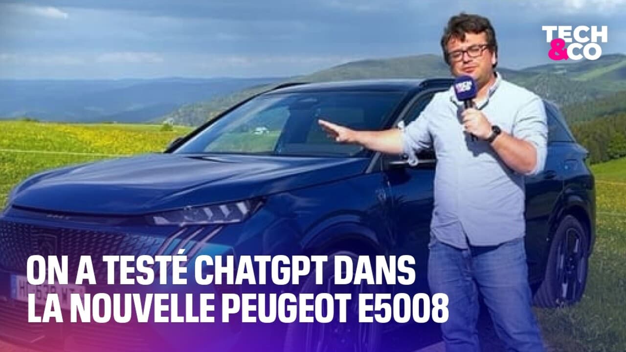 Test de ChatGPT dans une Peugeot e5008